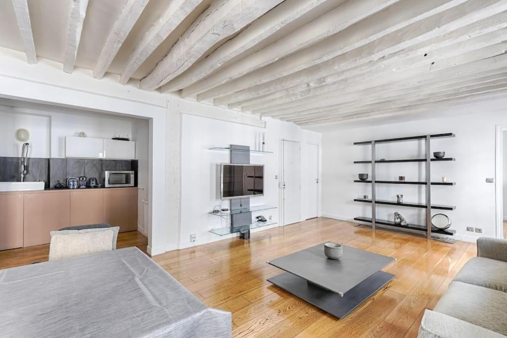 Marais Historical Center Charming Apartment 1Br Paris Exterior foto