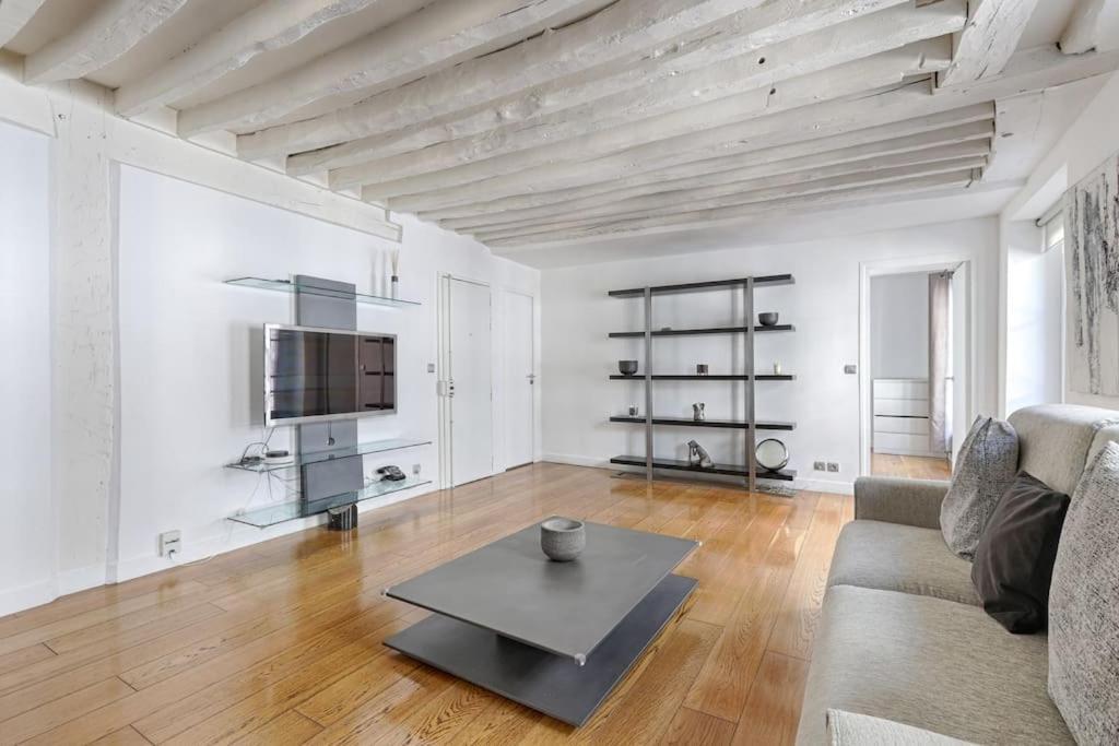Marais Historical Center Charming Apartment 1Br Paris Exterior foto